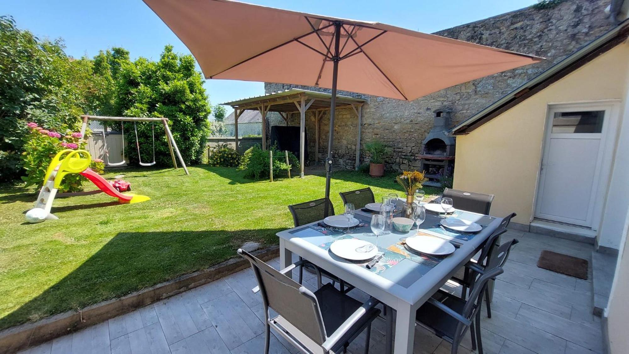 Le So Wild, Maison Avec Jardin Clos, Terrasse Amenagee, 5 Mn A Pied Commerce, Terrain De Tennis, A 800 M De La Plage D'Omaha Beach Jeux Arcade, Jouets, Materiel Jeunes Enfants Enfants, Table Ping-Pong فيرفيل سور مير المظهر الخارجي الصورة