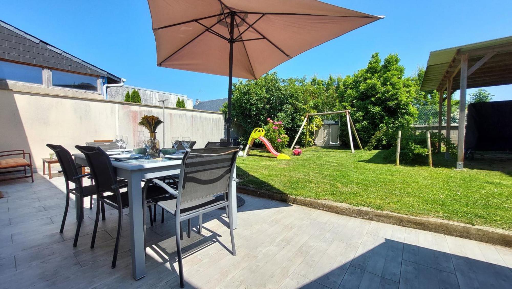 Le So Wild, Maison Avec Jardin Clos, Terrasse Amenagee, 5 Mn A Pied Commerce, Terrain De Tennis, A 800 M De La Plage D'Omaha Beach Jeux Arcade, Jouets, Materiel Jeunes Enfants Enfants, Table Ping-Pong فيرفيل سور مير المظهر الخارجي الصورة